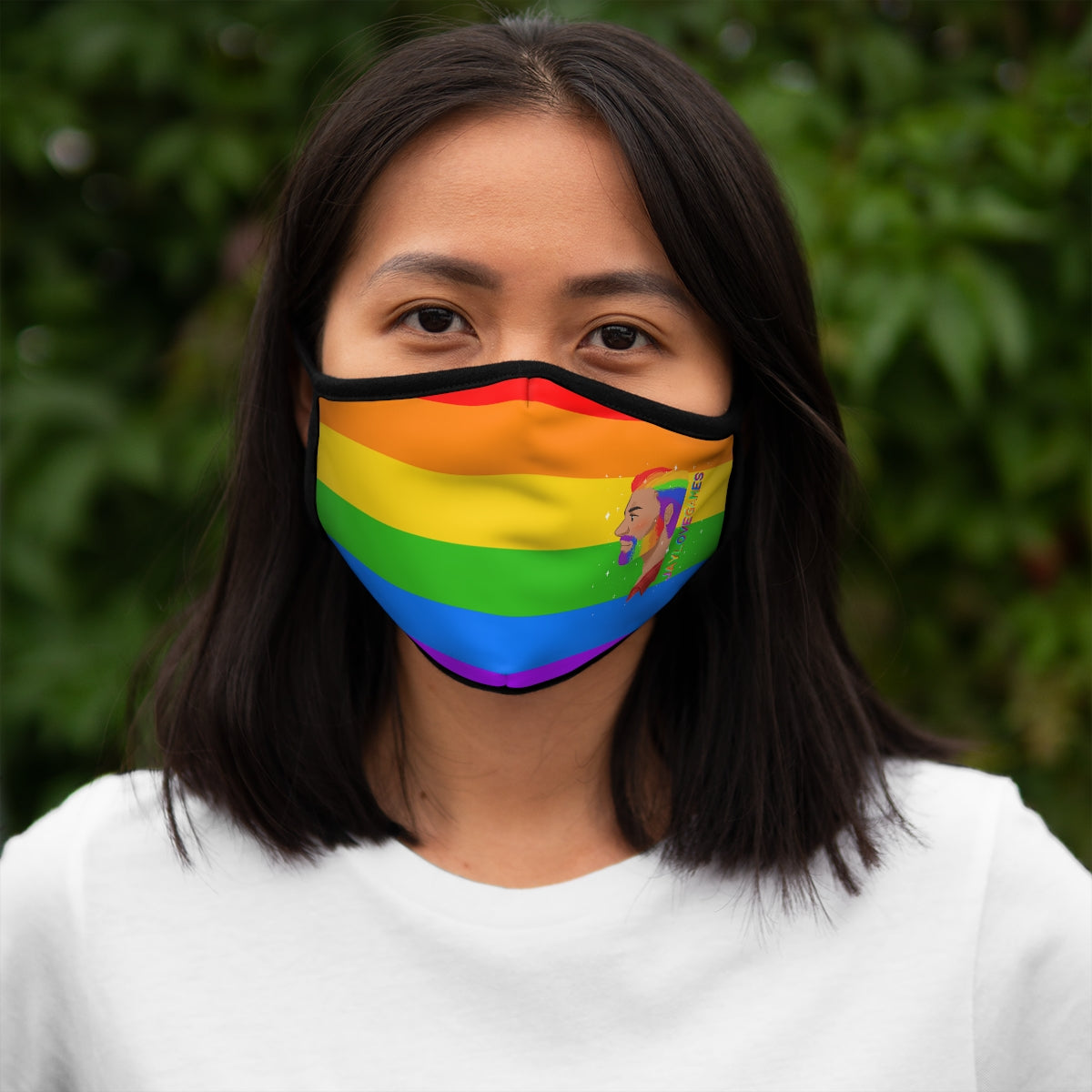 Jaylovegames's Pride Fitted Polyester Face Mask