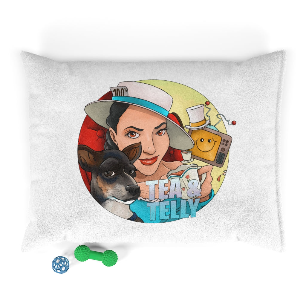 Tea & Telly w/dog Pet Bed