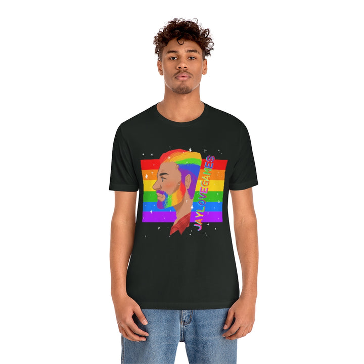 Jaylovgames's Pride Logo Unisex Jersey Short Sleeve Tee