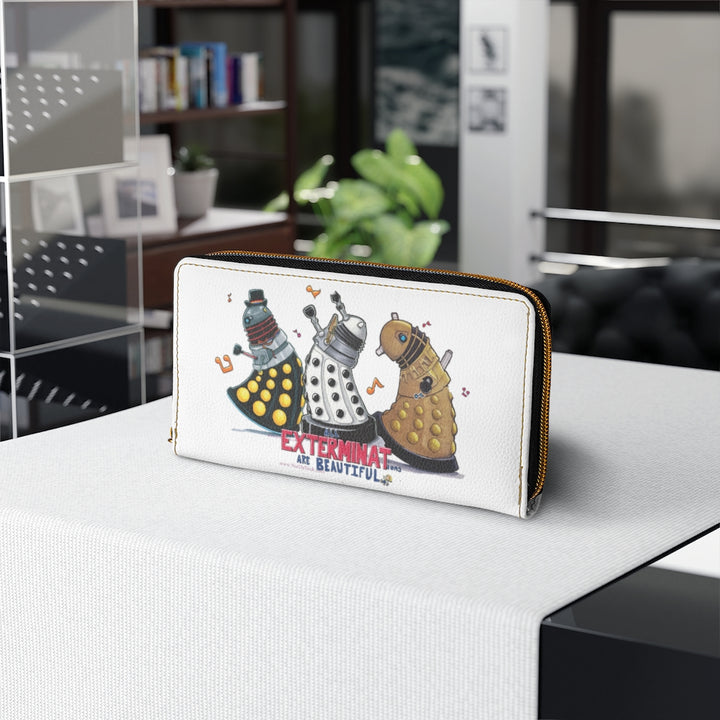 The Dancing Daleks Fan Made Zipper Wallet