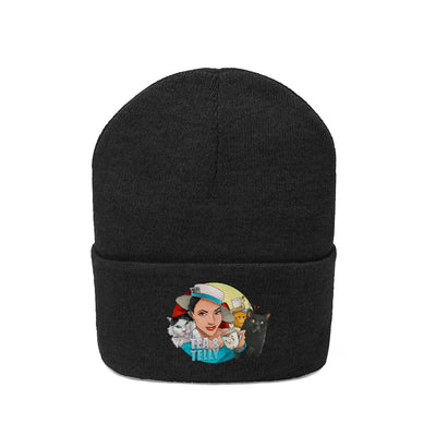 Tea & Telly with Cats Knit Beanie