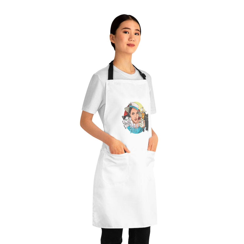 Tea & Telly w/cats Apron (AOP)