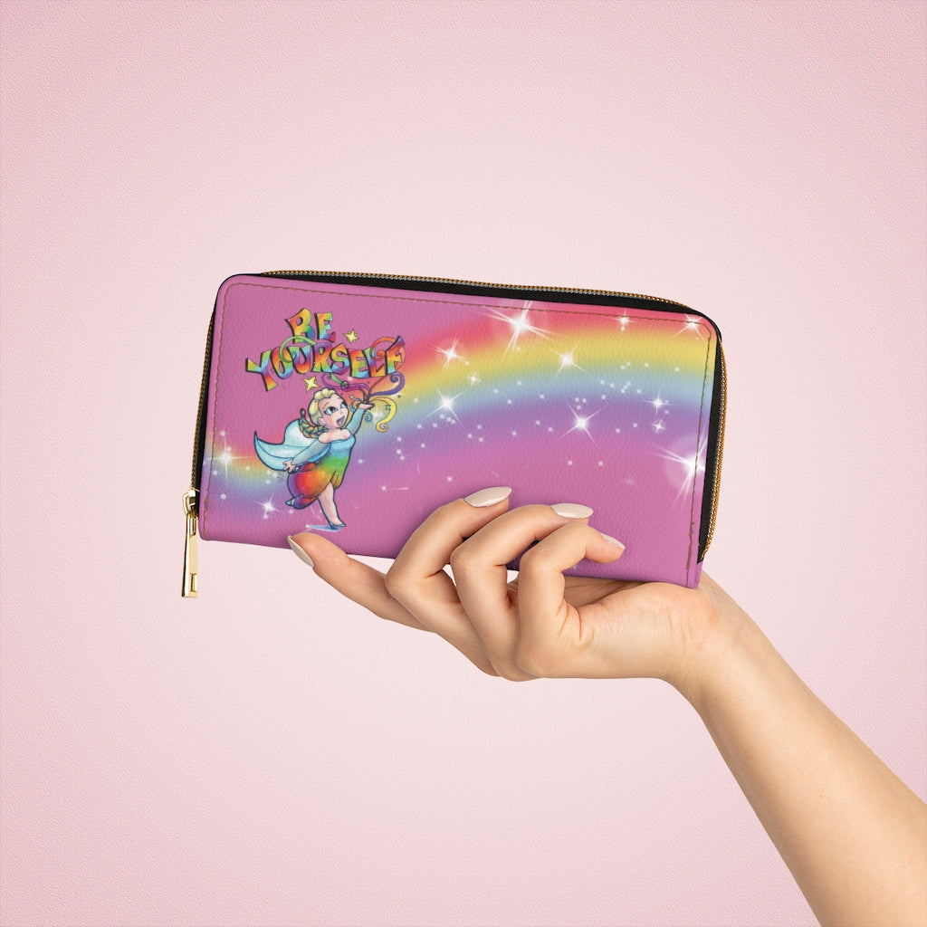 Be Yourself Pride Zipper Wallet