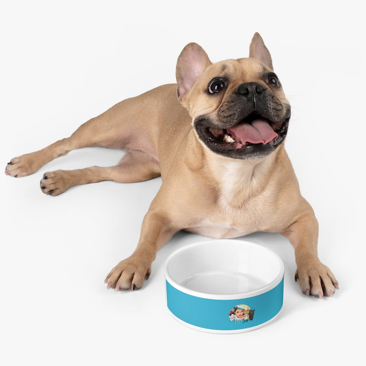 The Tea & Telly w/cats Pet Bowl