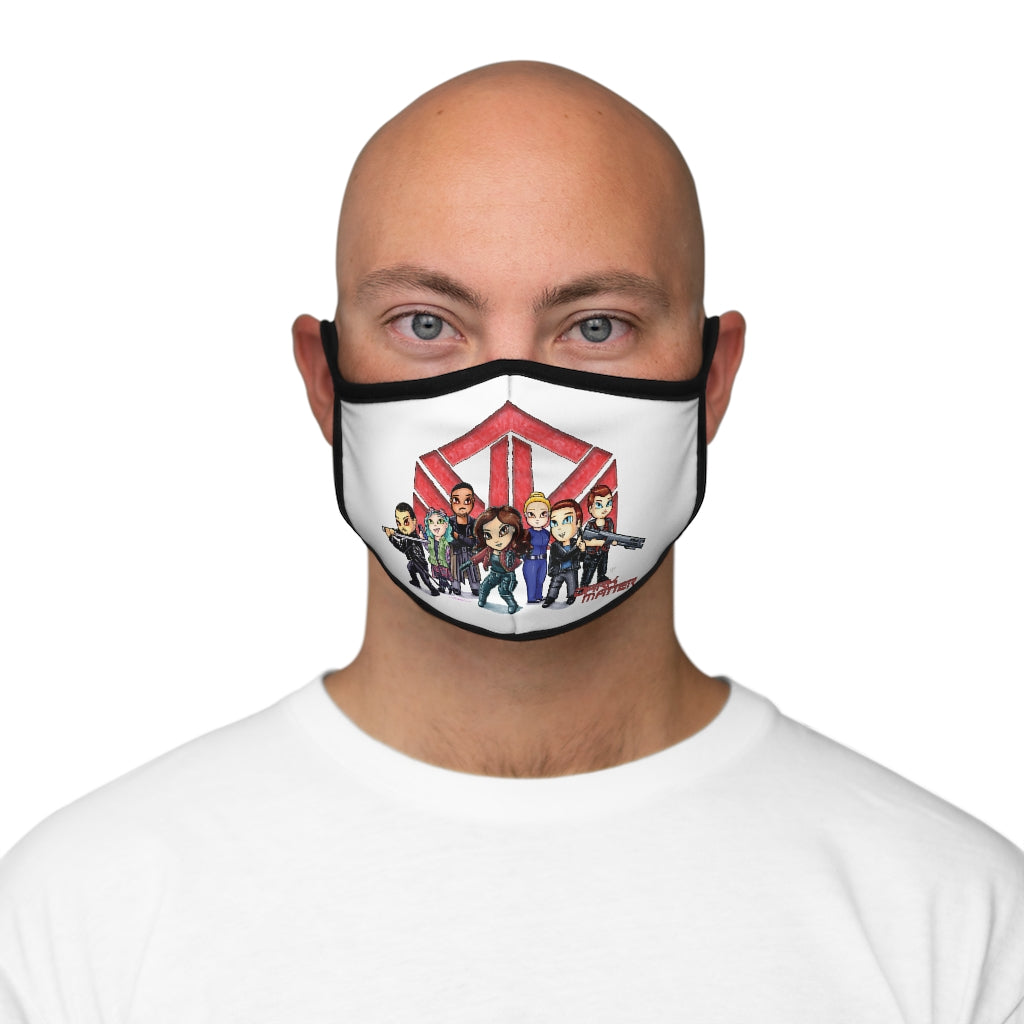 Dark Matter Raza Crew Fan Fitted Polyester Face Mask