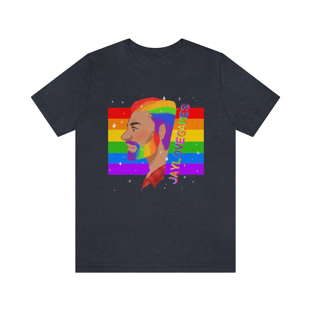 Jaylovgames's Pride Logo Unisex Jersey Short Sleeve Tee