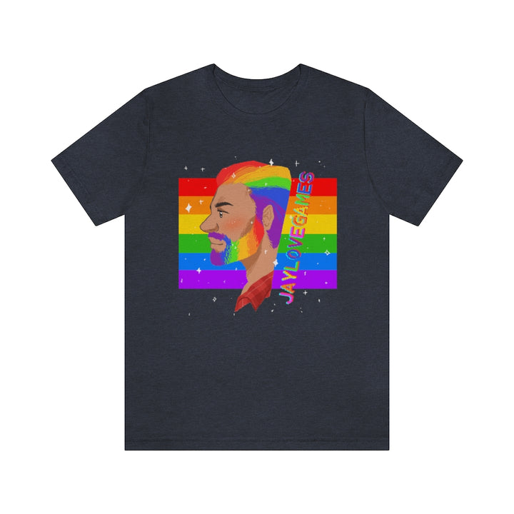 Jaylovgames's Pride Logo Unisex Jersey Short Sleeve Tee