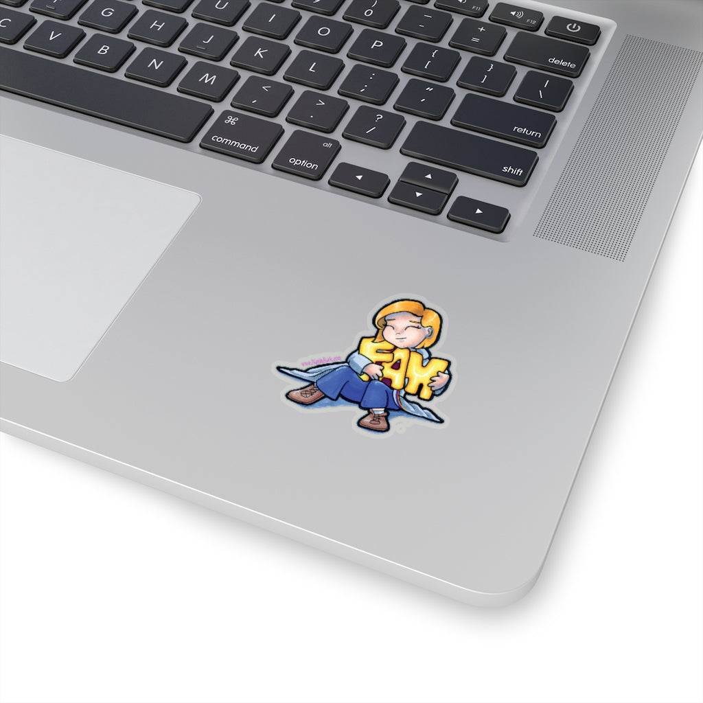 13th Doctor "Fam" Fan Kiss-Cut Stickers
