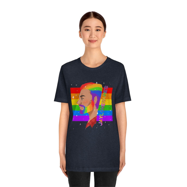 Jaylovgames's Pride Logo Unisex Jersey Short Sleeve Tee