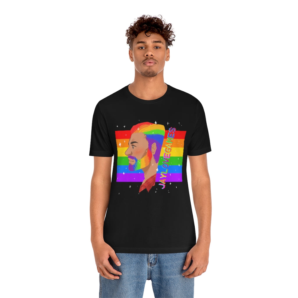 Jaylovgames's Pride Logo Unisex Jersey Short Sleeve Tee