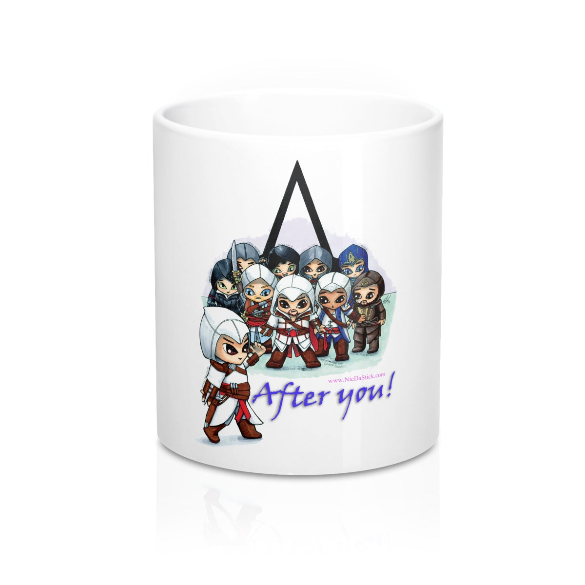 Assassins Creed - After you! Mug 11oz,Mug - Nic Da Stick Creations