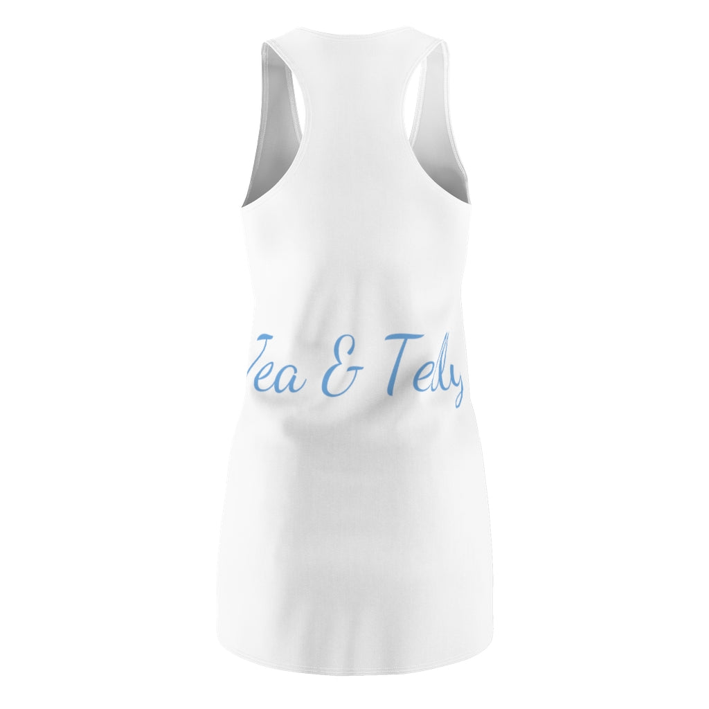 Tea & Telly With Cats Women's Comfy Night Dress