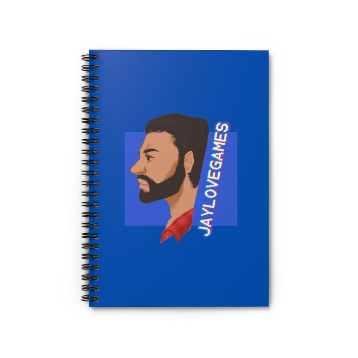 Jaylovegames logo Spiral Notebook - Ruled Line