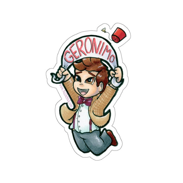 11th Doctor "Geronimo" Fan Kiss-Cut Stickers