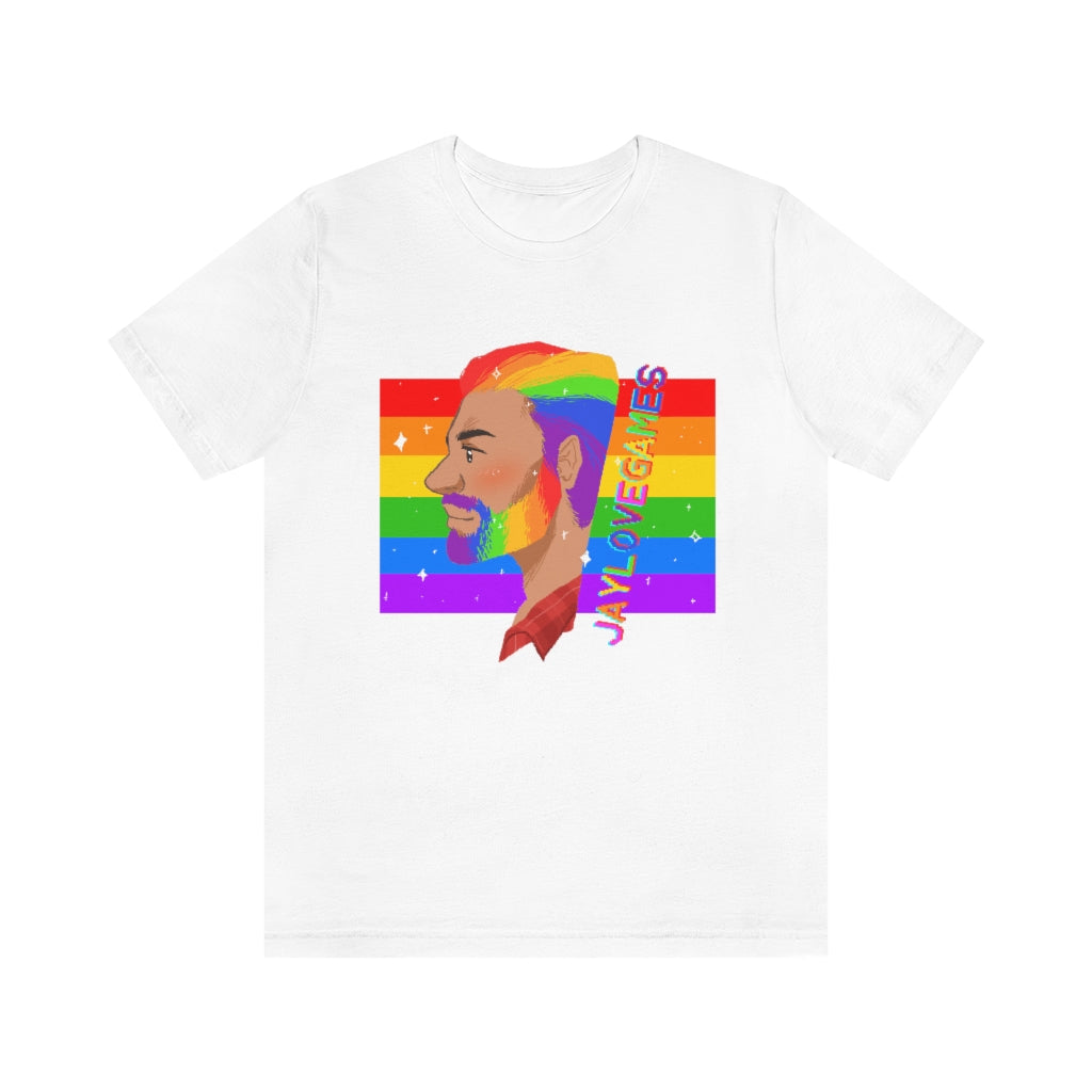 Jaylovgames's Pride Logo Unisex Jersey Short Sleeve Tee