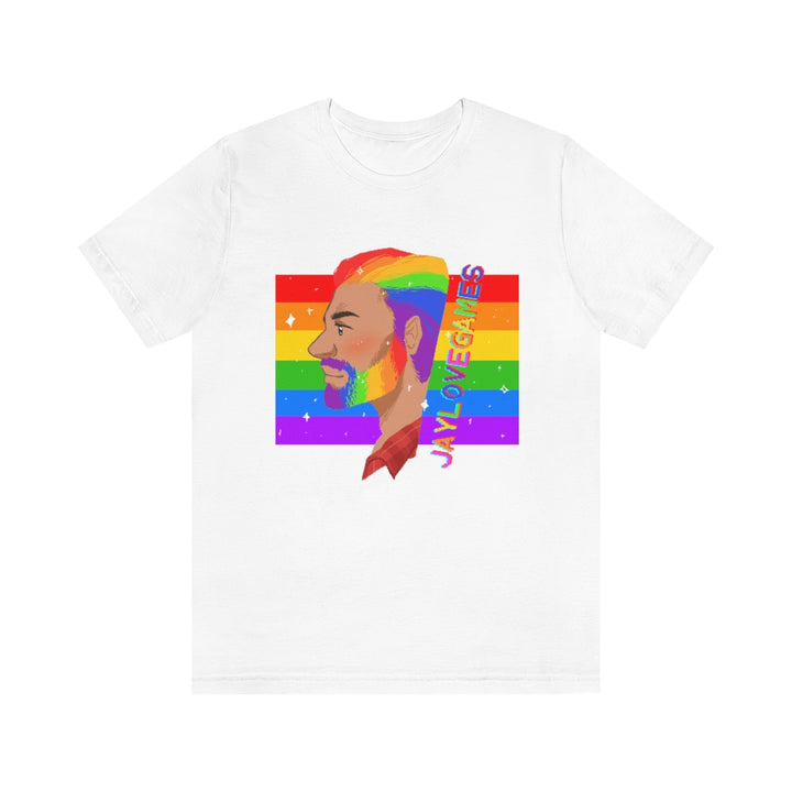 Jaylovgames's Pride Logo Unisex Jersey Short Sleeve Tee