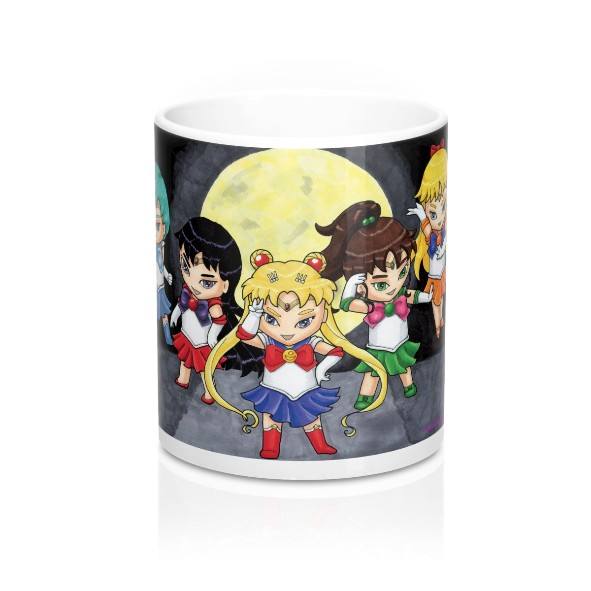 Sailor Moon Mug 11oz,Mug - Nic Da Stick Creations
