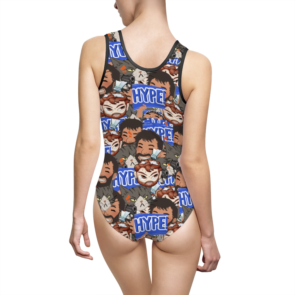 Jaylovegames's emote Women's Classic One-Piece Swimsuit