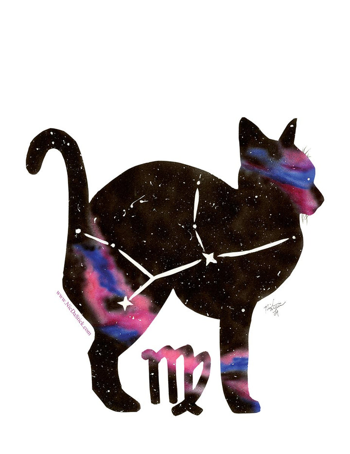 Virgo Zodicat Print