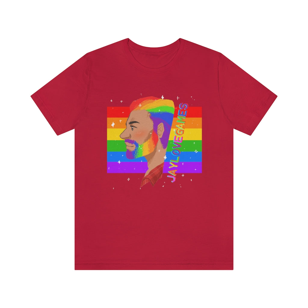 Jaylovgames's Pride Logo Unisex Jersey Short Sleeve Tee
