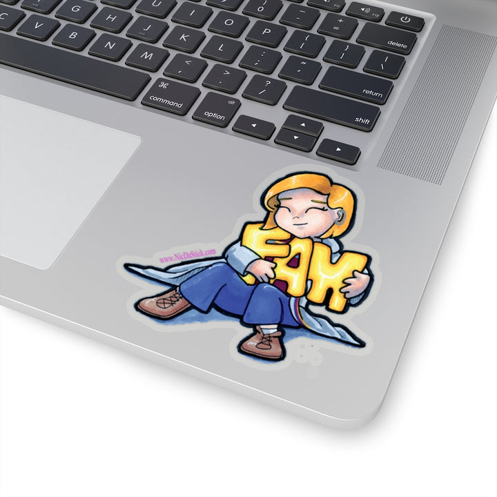13th Doctor "Fam" Fan Kiss-Cut Stickers