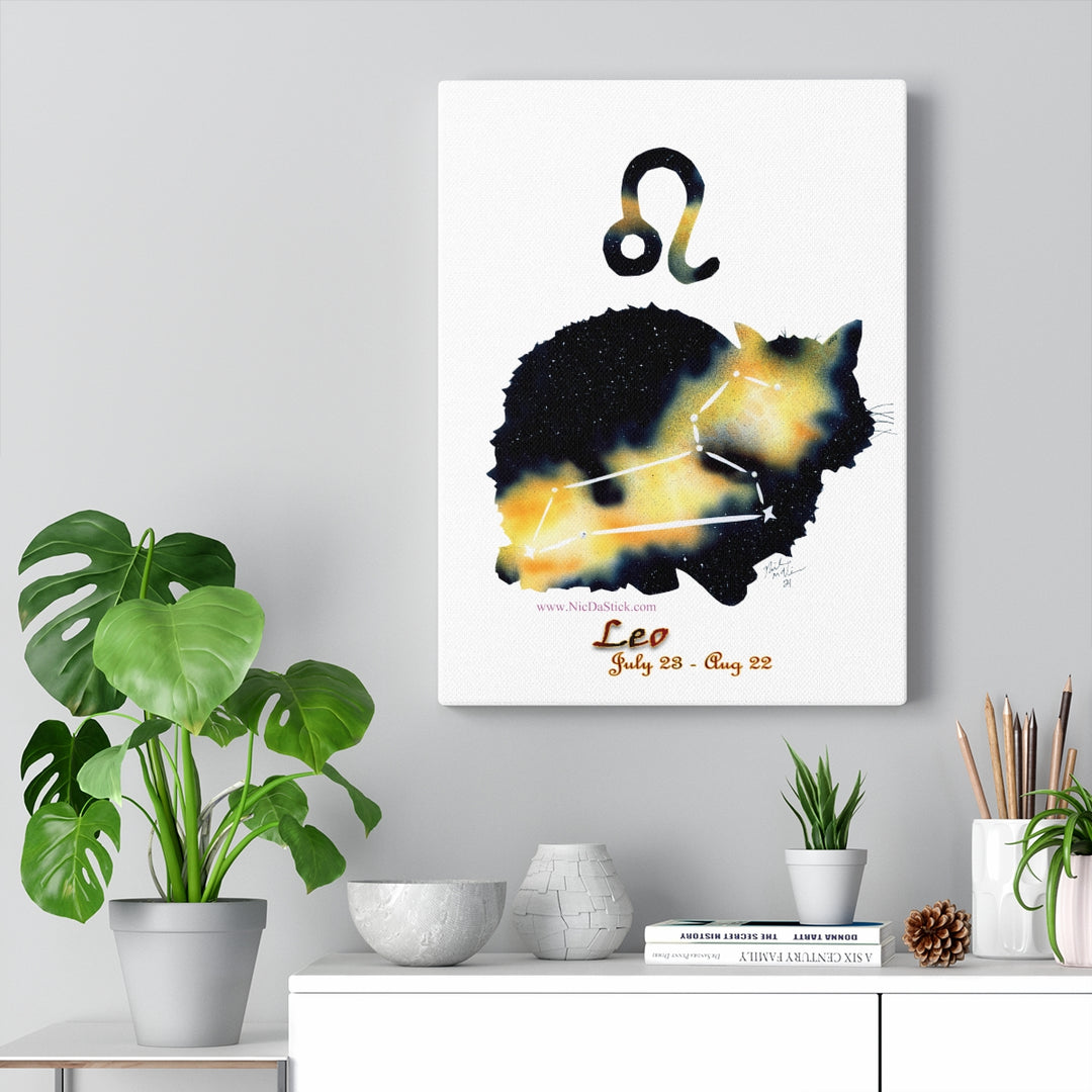 Leo Zodicat Print