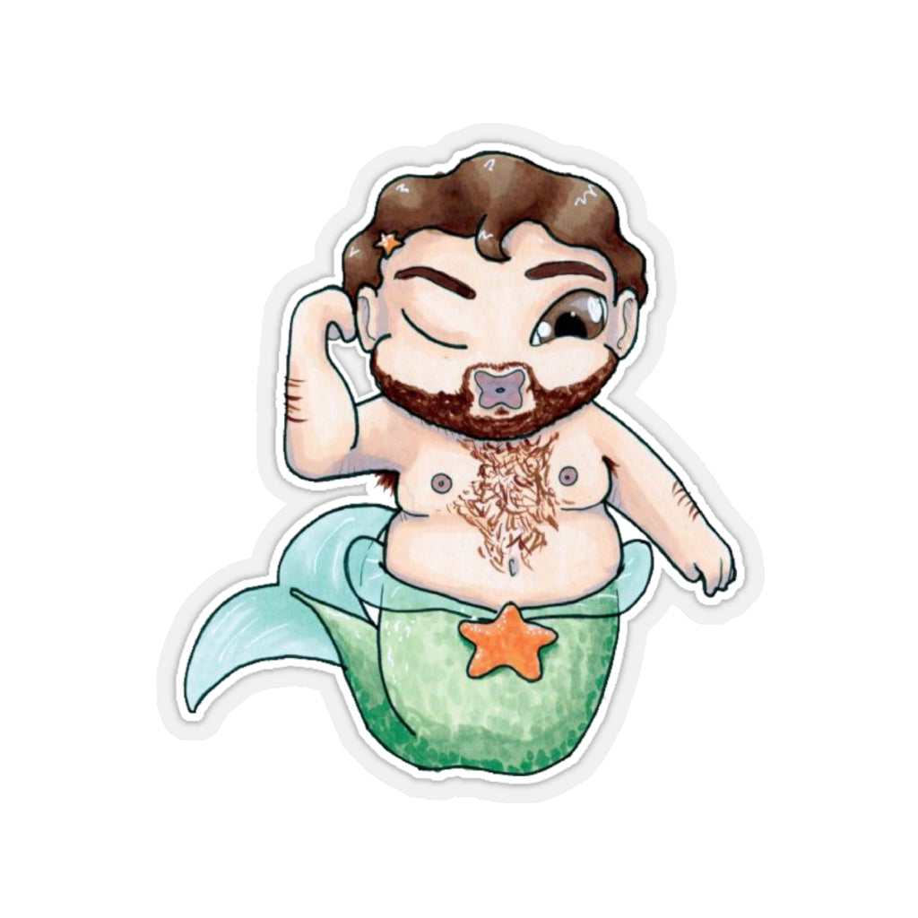 "Mermaid Jay" Kiss-Cut Stickers
