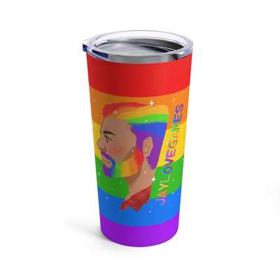 Jaylovegame's Pride Logo Tumbler (20oz)