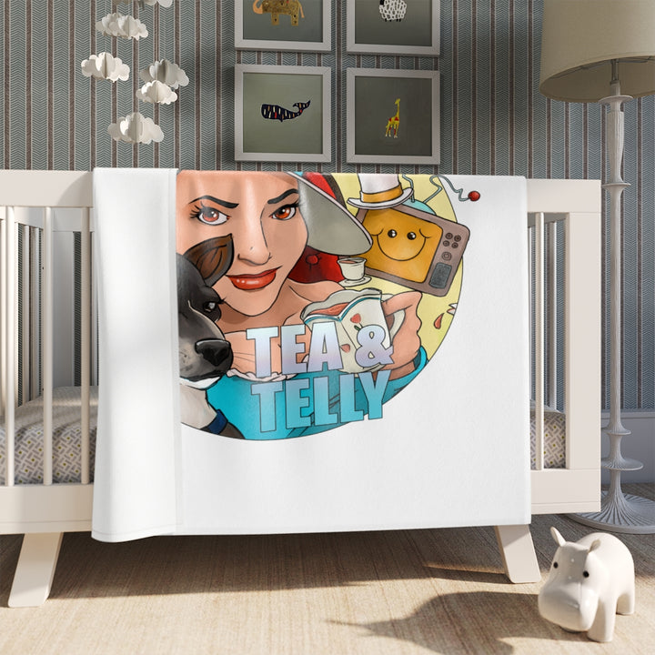 Tea & Telly with Doggie Throw Blanket