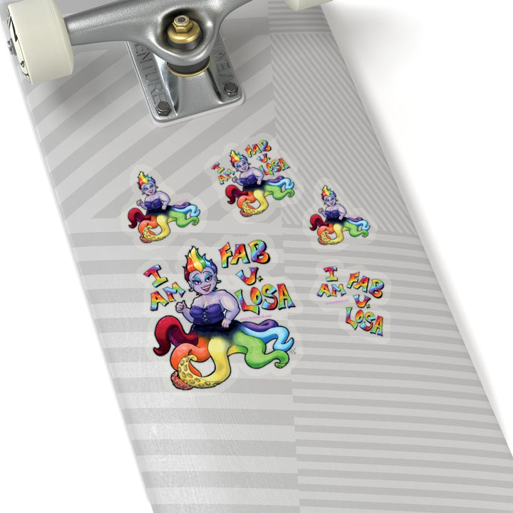 Fab U. Losa Pride Kiss-Cut Stickers