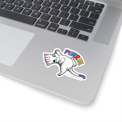 Purride Rainbow Pride Kiss-Cut Stickers