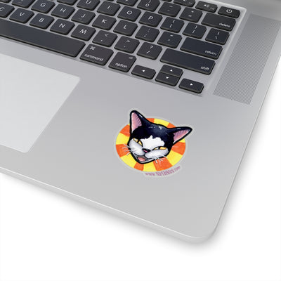 Happy Cat Kiss-Cut Stickers