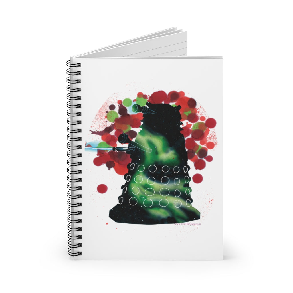 EXTERMINATION!! Doctor Who Fan Spiral Notebook - Ruled Line
