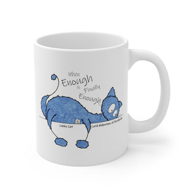 Lucky Cat - Lord Helporious of Serviceville 11 OZ Mug