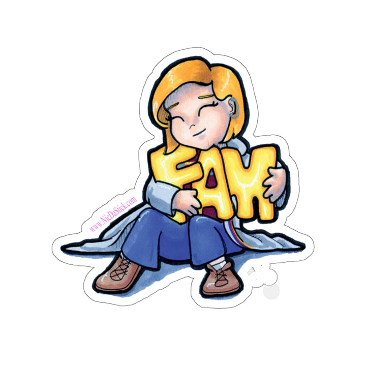 13th Doctor "Fam" Fan Kiss-Cut Stickers
