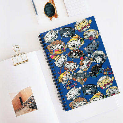Doctor Mew "The Doctors" Doctor Who Parody Spiral Notebook - Ruled Line
