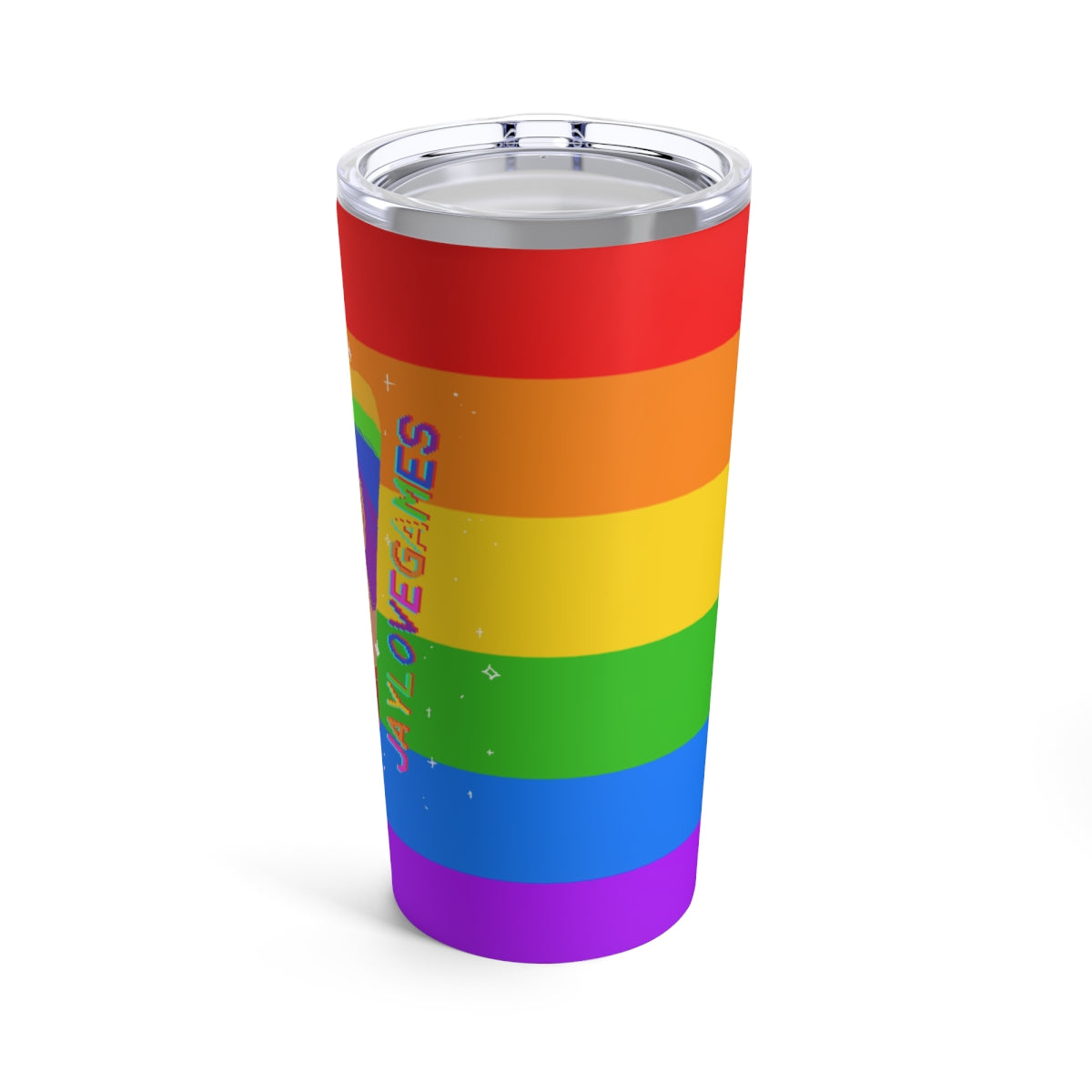 Jaylovegame's Pride Logo Tumbler (20oz)