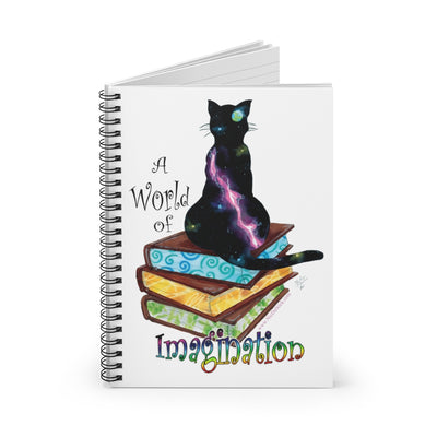 A world of Imagination Spiral Notebook - Ruled Line