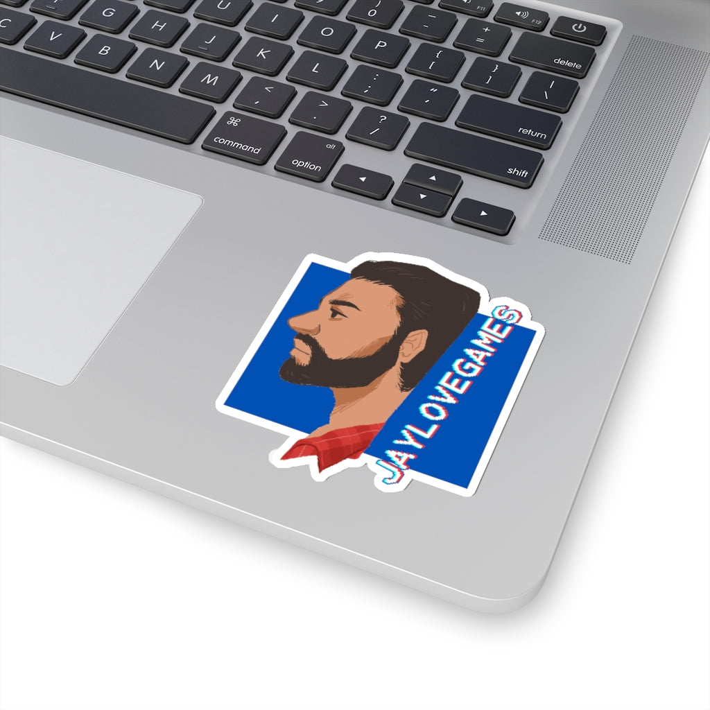 Jaylovegame's Logo Kiss-Cut Stickers