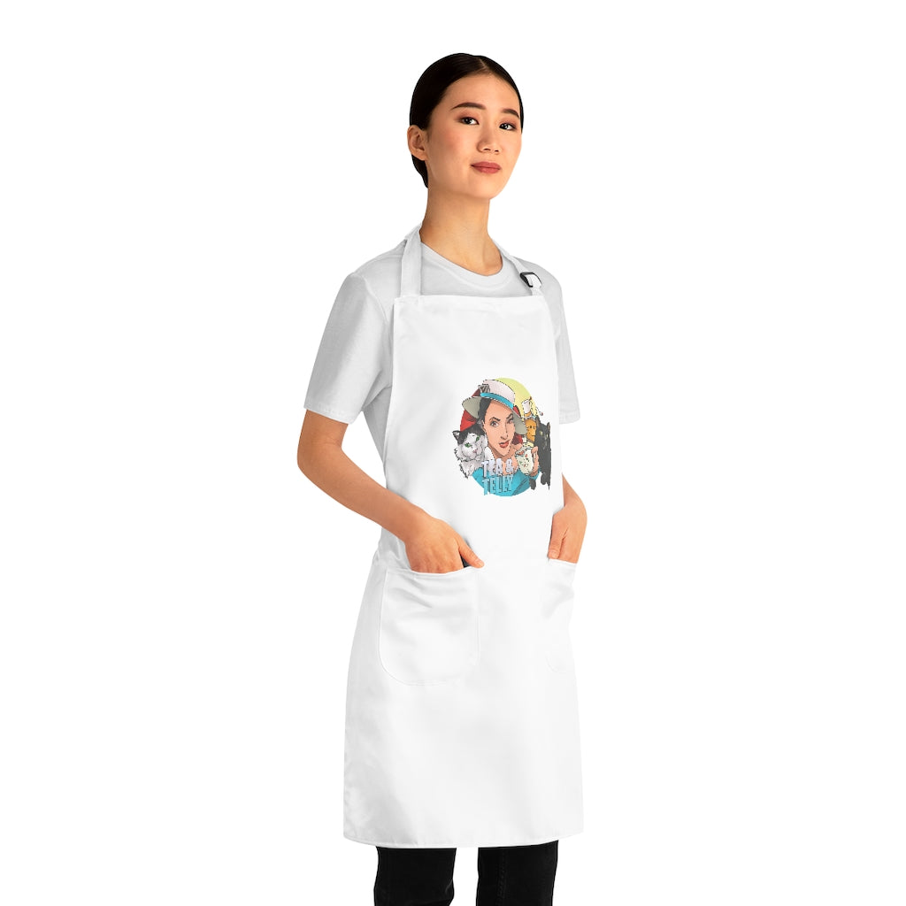 Tea & Telly w/cats Apron (AOP)