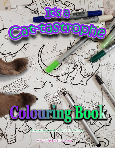 Purry Tails Colouring Book