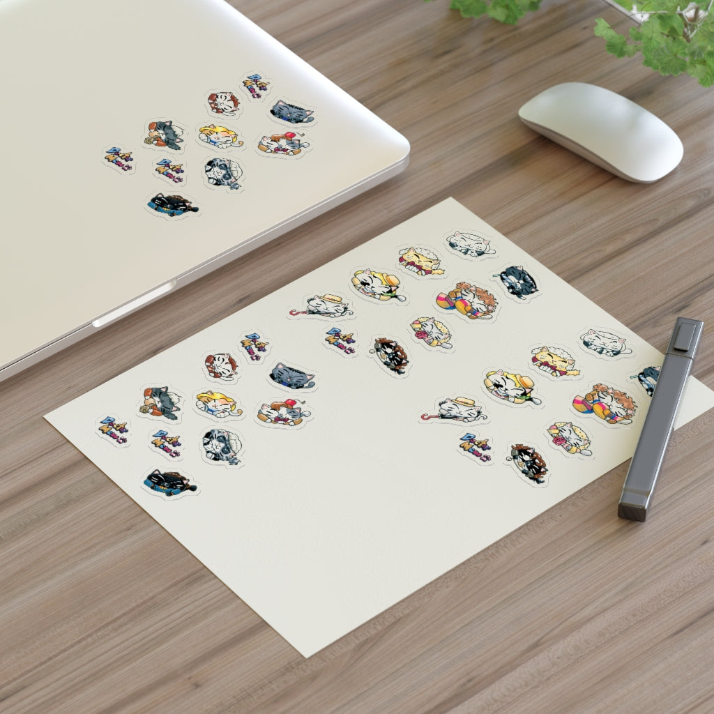 Doctor Mew "The Doctors" Doctor Who Parody Sticker Sheets
