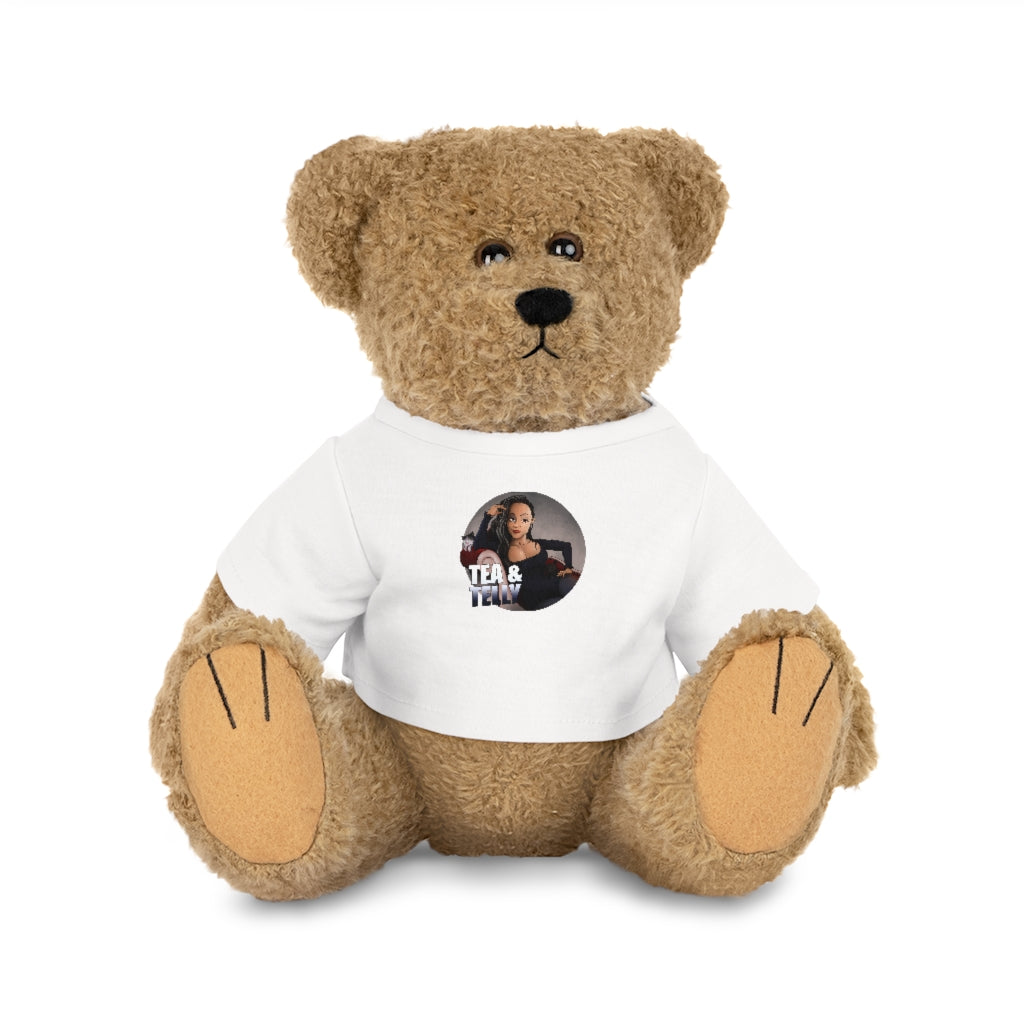 Tea & Telly w/Maria Teddy Bear Plush Toy with T-Shirt