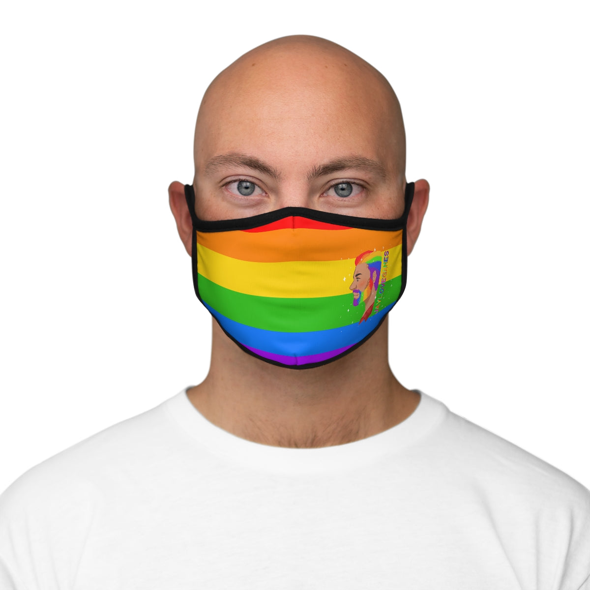 Jaylovegames's Pride Fitted Polyester Face Mask