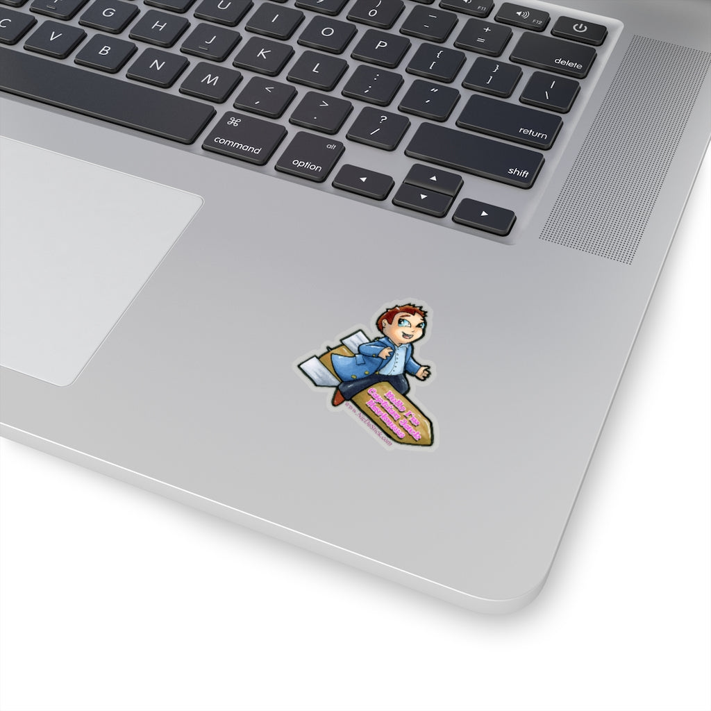 Hello Captian Jack Saying Kiss-Cut Stickers