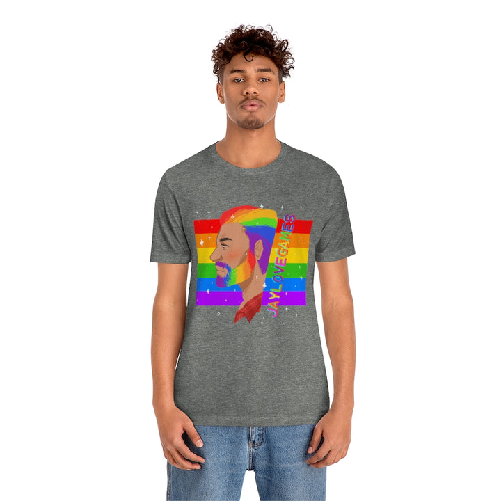 Jaylovgames's Pride Logo Unisex Jersey Short Sleeve Tee