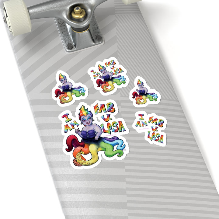 Fab U. Losa Pride Kiss-Cut Stickers