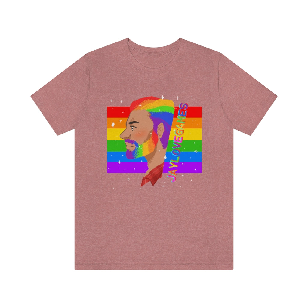 Jaylovgames's Pride Logo Unisex Jersey Short Sleeve Tee