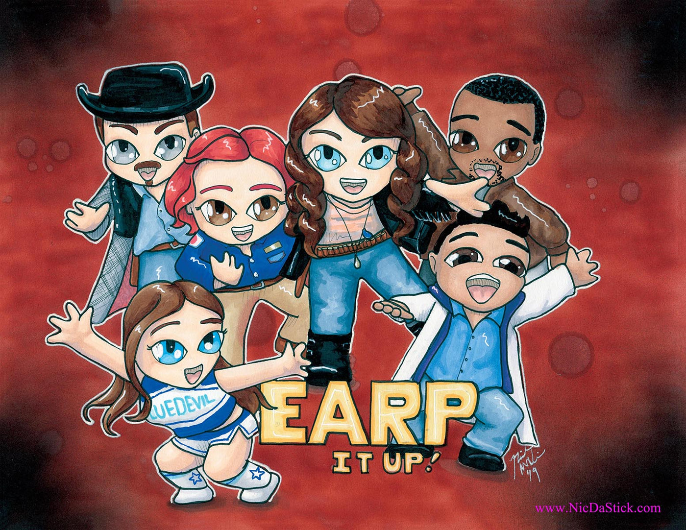 Earp it up - Wynonna Earp Fan Print