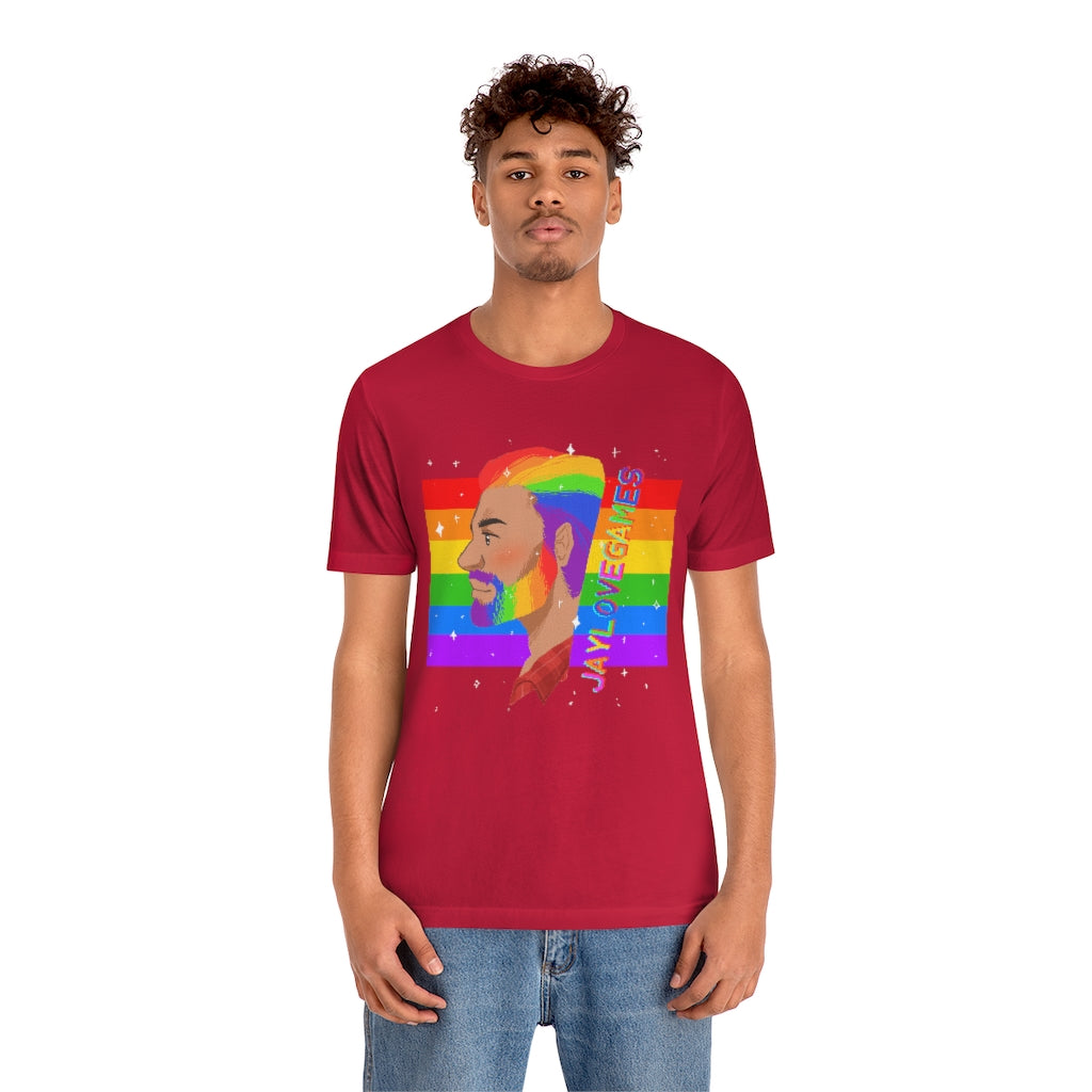 Jaylovgames's Pride Logo Unisex Jersey Short Sleeve Tee